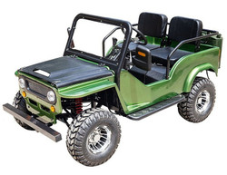 Vitacci Jeep 125cc, 154FMI, XinYuan Go-Kart With Disc Brakes - GRREN