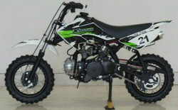 RPS XMOTO 70CC Automatic Dirt Bike With Electric Kick Start -Green