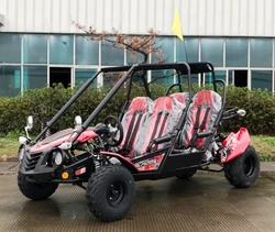 TrailMaster Blazer4 200EX, Air Cooled 4-Stroke, Single Cylinder Go Kart - FRONT SIDE VIEW