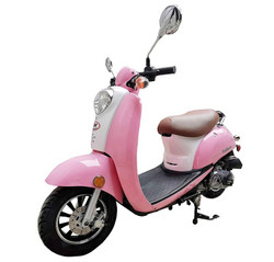 TrailMaster Milano 50N Scooter, Kick and Electric start -Pink