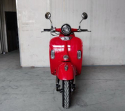 Roketa MC-173-150 Scooter, 4-Stroke Electric Start and Kick Start -Red