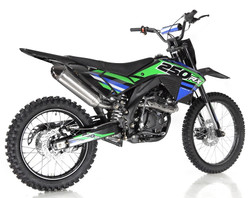 Roketa AGB-36N-250 Dirt Bike, Electric/Kick Start - Green