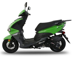 Amigo GTO-50 Scooter, 4 Stroke Electric and Kick Start -GREEN