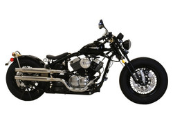 MASSIMO VOGER MOTORCYCLE Black side view