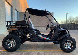 TrailMaster Cheetah 300EX Go Kart Red side