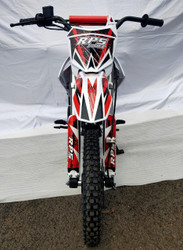 NEW RPS 110 DLX DIRT BIKE Red Front View