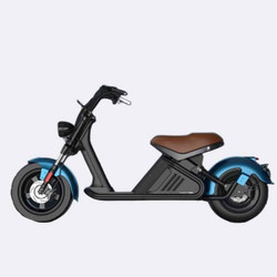 M2 Fat Tire Scooter 2000W EEC Proved Big Wheel Electric chopper Scooter - Blue