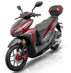 Vitacci Clash 200 EFI Scooter, Led Lights, Alloy Wheels - Fully Assembled And Tested - Burgundy