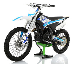 Apollo Thunder 250cc Dirt Bike, Offroad Racing Electric and Kick Start - Blue