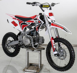 Vitacci DB-Pentora 125cc MKZ-58 Dirt Bike, Standard Manual - Available in crate - red