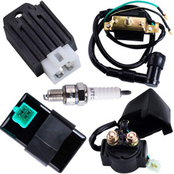 CDI Box Ignition Coil 5 Pin Regulator Rectifier Relay Spark plug For Kazuma Meerkat 50cc