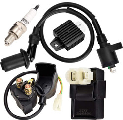 Gy6 Ignition Coil AC CDI Box Solenoid Relay