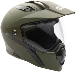 Helmet Dual Sport Off Road Motorcycle Dirt Bike ATV - FlipUp Visor
