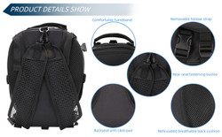 Motorcycle Seat Bag Tail Bag - Dual Use Motorcycle Backpack