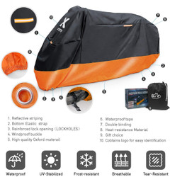 Motorcycle Cover – All Season Waterproof Outdoor Protection