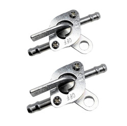 1/4" Fuel Tank Tap Valve Petcock On-Off Switch 6mm Inline for 50cc