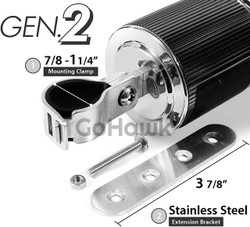 GoHawk RD8 Gen.2 Waterproof Bluetooth Motorcycle