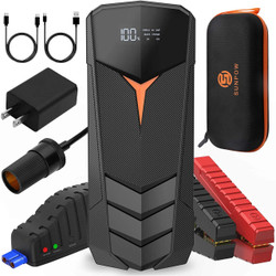 Car Jump Starter, SUNPOW 2000A Peak 20000mAh Lithium Jump