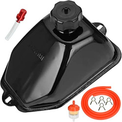 FVRITO Metal Gas Fuel Petrol Tank for 50cc 70cc 90cc 110cc 125cc Sunl Coolster Roketa Taotao ATA JCL Baja Motorsports BMS Vitacci Rider - 01