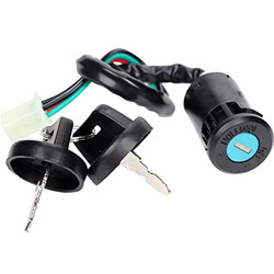 Ignition Key Switch with Cap for 50cc 70cc 90cc 110cc 125cc 150cc 200cc 250cc TaoTao SUNL ATV Dirt Bike Electric Scooter-1