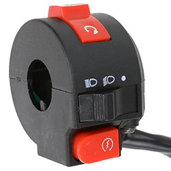 FVRITO Left Starter Kill Light Switch Female Plug Assembly for 50cc 70cc 90cc 110cc 125cc TaoTao RoKeta Sunl RPS ICEbear RPS Yamoto Jetmoto Kazuma Vitacci Chinese ATV Quad 8 Wire 3-Function-5