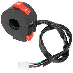 FVRITO Left Starter Kill Light Switch Female Plug Assembly for 50cc 70cc 90cc 110cc 125cc TaoTao RoKeta Sunl RPS ICEbear RPS Yamoto Jetmoto Kazuma Vitacci Chinese ATV Quad 8 Wire 3-Function-2