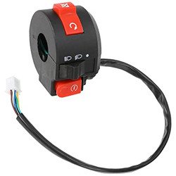 FVRITO Left Starter Kill Light Switch Female Plug Assembly for 50cc 70cc 90cc 110cc 125cc TaoTao RoKeta Sunl RPS ICEbear RPS Yamoto Jetmoto Kazuma Vitacci Chinese ATV Quad 8 Wire 3-Function-4