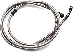 Braided Hydraulic Brake Hose Line Pipeline For Chinese GY6 Scooter ATV Dirt Bike Go Kart 10mm Banjo Ends (70''/175cm)