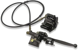 Rear Hand Hydraulic Disc Brake Left Hydraulic Brake Master Caliper Assembly Compatible for Chinese Taotao Roketa Sunl 50cc 90cc 110ccc 125cc Go-Kart Dune Buggy Quad ATV Dirt Mini Bike Kinroad 1