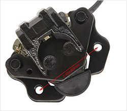 Rear Hand Hydraulic Disc Brake Left Hydraulic Brake Master Caliper Assembly Compatible for Chinese Taotao Roketa Sunl 50cc 90cc 110ccc 125cc Go-Kart Dune Buggy Quad ATV Dirt Mini Bike Kinroad 1