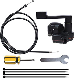 7/8'' 22mm Thumb Throttle Cable Accelerator Handle Assembly for 50cc 70cc 90cc 110cc 125cc 250cc ATV Quad Go Kart TaoTao Pit Bike