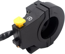 Royitay Throttle Cable 7/8" 22mm Handlebar Grip Throttle Cable Kill Switch Set For 49cc to 80cc Engine Parts Motorized Bicycle Push Bike