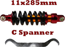 285mm 11“ Rear Shock Absorber Suspension for Dirt Pit Bike 110cc 125cc Coolster Apollo