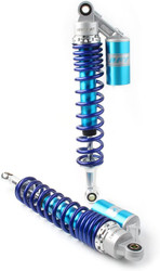 Newsmarts 400mm Motorbike Air Shock Absorbers Rear Nitrogen Suspension Universal Fit for Honda Suzuki Yamaha Kawasaki ATV Go Kart Quad Dirt Sport Bikes 125cc