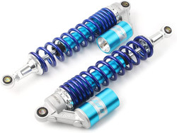 Newsmarts 400mm Motorbike Air Shock Absorbers Rear Nitrogen Suspension Universal Fit for Honda Suzuki Yamaha Kawasaki ATV Go Kart Quad Dirt Sport Bikes 125cc
