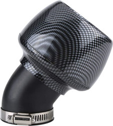 Qii lu Carbon Fiber Universal Air Filter Cleaner for 150cc-250cc Motorcycle Scooter ATV Dirt Bike(42MM)