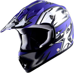 Youth Kids Motocross BMX MX ATV Dirt Bike Helmet Spider Black
