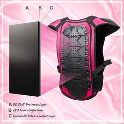 Kids Dirt Bike Body Chest Spine Protector Vest Protective for Dirtbike Motocross ATV MTB 4 Wheeler