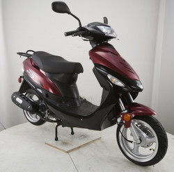 Rps New 50Cc Moped (FY50QT-5) Sunny A6 Street legal - Red