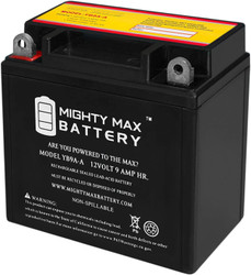YB9A-A 12V 9AH Battery Replacement for Honda ATC 125 M CB9A-A 1985 ATV 200 250 GO KART 150 200