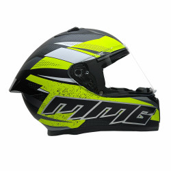 Full Face MMG Helmet. Model Bolt. Color: Matte Black/Neon Yellow. Size: XL. *DOT APPROVED*