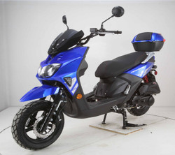 VITACCI Fighter Pro 150Cc Scooter, (GY6), 4-Stroke,Air-Cooled - Blue