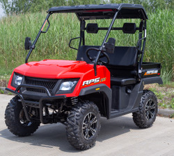 Rps 200Cc EFI Utv, Single Cylinder, Four Stroke, Balance shaft With Short hard roof (Dump bed) - Red