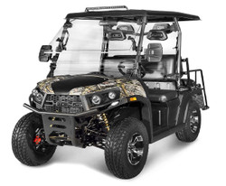 New Vitacci Electric GOLF CART with LITHIUM BATTERY Digital Dash display Free windshield and with Extended Roof   - CAMO