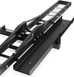 Direct Aftermarket Steel Motorcycle Carrier 500 LB Scooter Dirt Bike Hauler Hitch Mount Rack Ramp Anti Tilt Anti Wobble hawk 250 , hawk 250 dlx , tbr7, tbr7 d and all other china made dirt bikes.