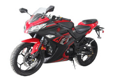 DongFang 125cc (DF125RTS-RD) Motorcycle Super Sports 125, 4 Speed Manual, 17-Inch Aluminium Wheel, Full size motorcycle
