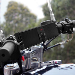GoHawk RE9-X Gen.3 Waterproof Bluetooth Motorcycle Stereo Speakers LED Soundbar 7/8-1.25 in. Handlebar Mount MP3 Music Player, Audio Amplifier System, 4- Wheelers ATV USB AUX FM Radio
