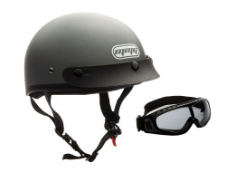 Shorty MMG Helmet - Beanie Model with DOT Approval (Free Goggles Included)