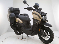 New Army-Style Tank 200 EFI Deluxe Scooter – Bigger Tires & Bluetooth