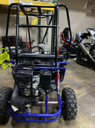 Display Model Trailmaster Mini XRS 163cc Go Kart With roll bar and steering wheel - Fully Assembled and Tested